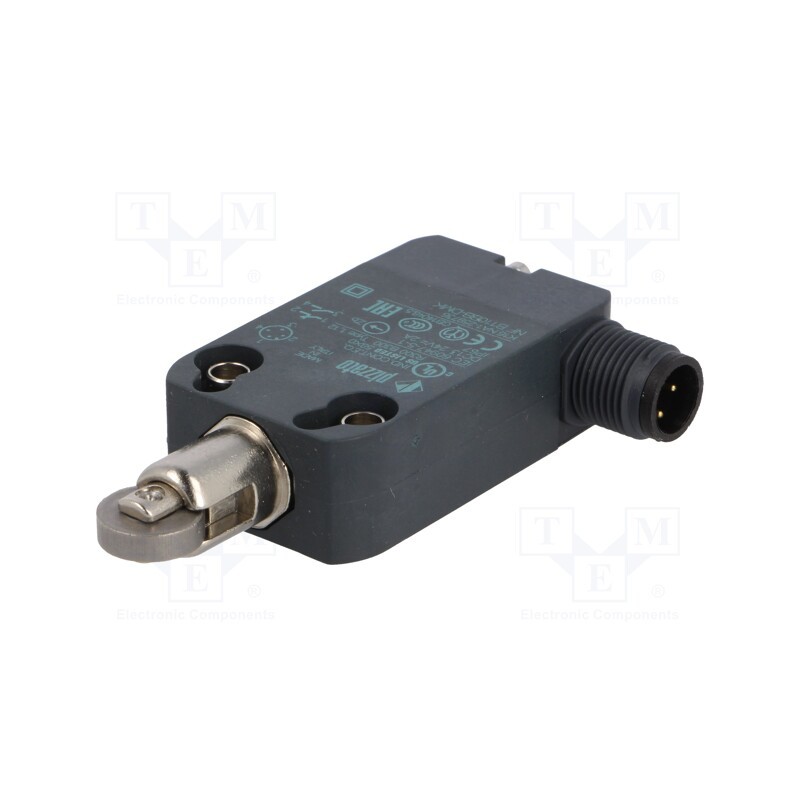 1 pcs x PIZZATO ELETTRICA - NF B110BB-DMK - Limit switch, pusher with parallel roller, NO + NC, IP67, 20mm