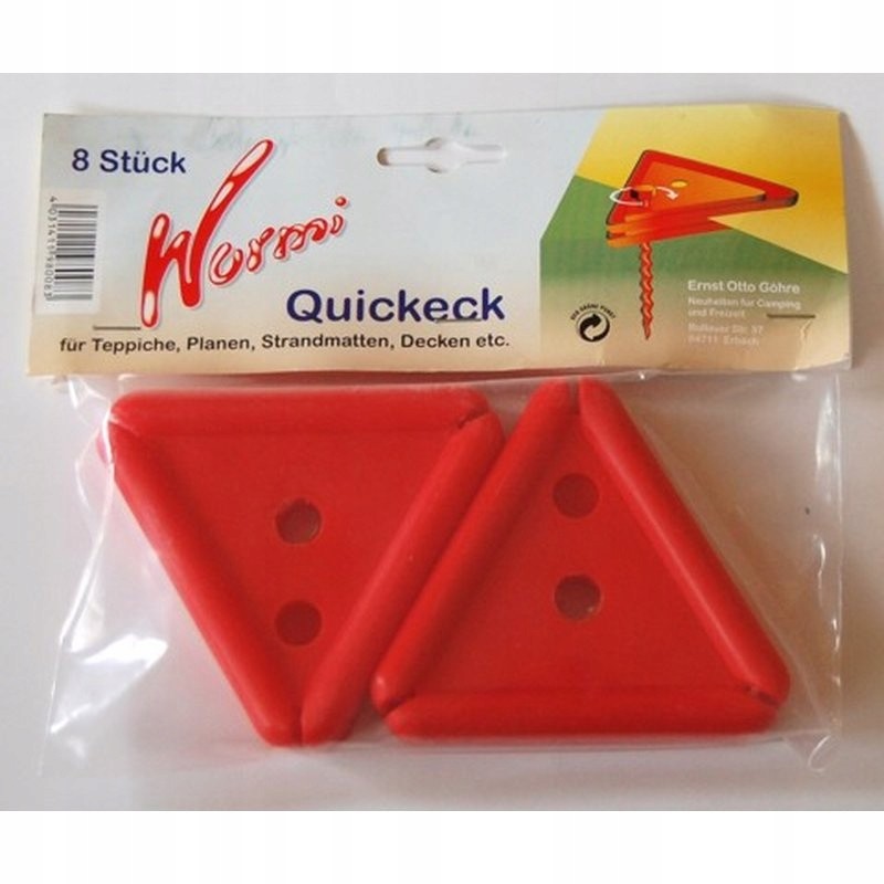 Wurmi quickeck carpet fixing plates 8 pcs
