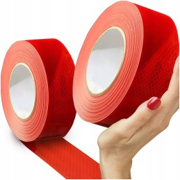 25m strong red self-adhesive reflective tape