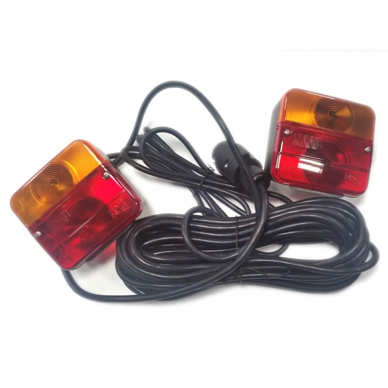 Free set of lamps and lights for trailers with screws