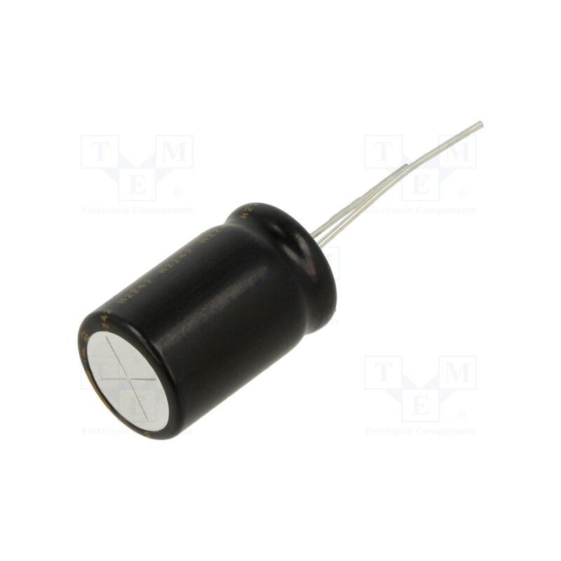 10 pcs x NICHICON - UES1H221MHM - Capacitor: electrolytic, bipolar, THT, 220uF, 50VDC, Ø16x25mm, ±20%