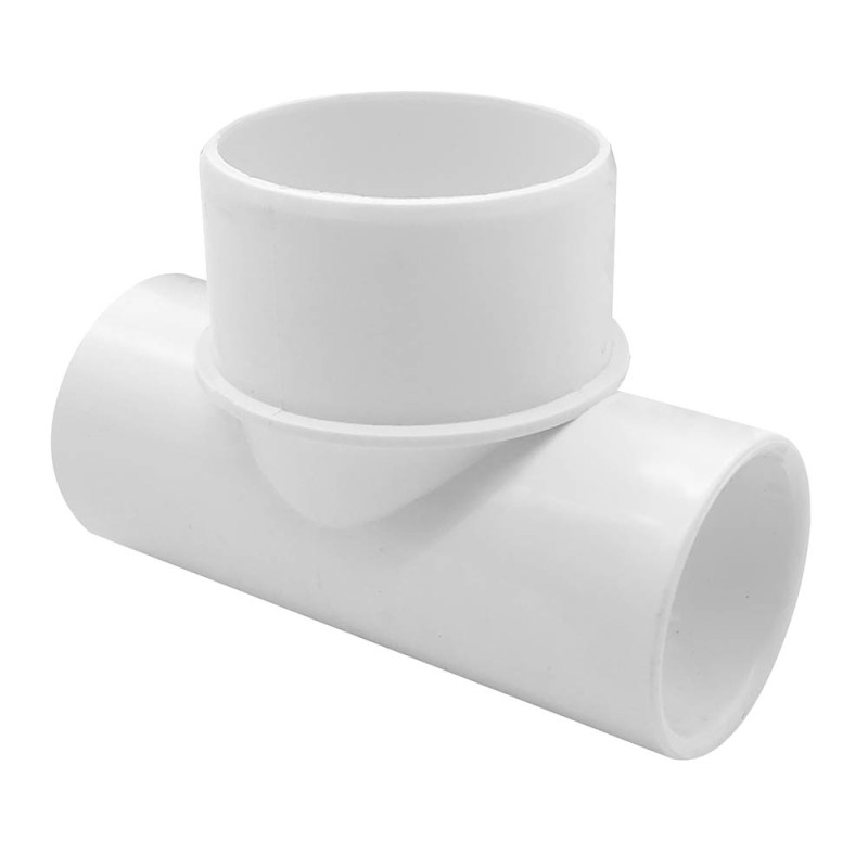 Tee with reduction for air pumps in spa hydromassages