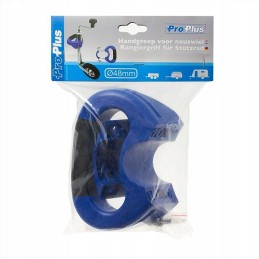 Trailer maneuvering handle for the support wheel