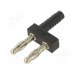 1 pcs x STu00c4UBLI - 64.9302-21 - Stackable safety shunt, 4mm banana, 32A, black, non-insulated