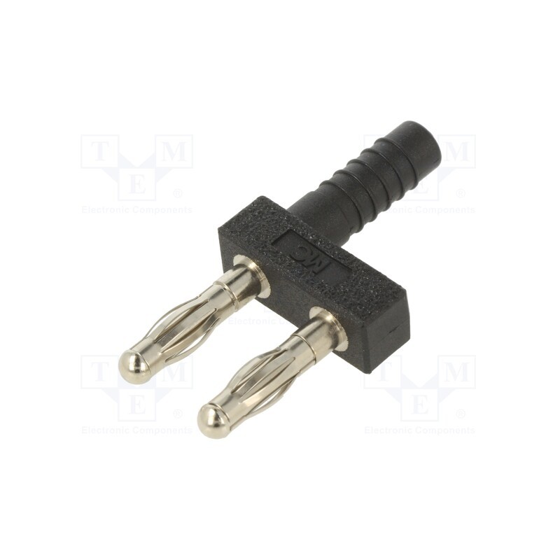 1 pcs x STu00c4UBLI - 64.9302-21 - Stackable safety shunt, 4mm banana, 32A, black, non-insulated