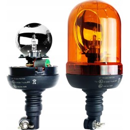 Road warning lamp beacon flashing bulb h1 12 24v on a pin