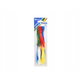 Set of 250 color nylon cable ties