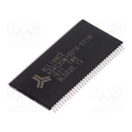 1 pcs x ALLIANCE MEMORY - AS4C32M16D1A-5TIN - IC: DRAM memory, 512MbDRAM, 32Mx16bit, 2.5V, 200MHz, TSOP66 II