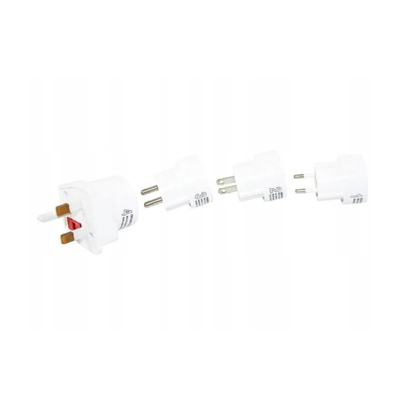 World adapter crusader travel adapter set