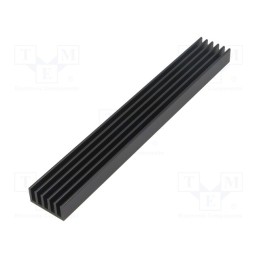 1 pcs x FISCHER ELEKTRONIK - SK 652 150 SA - Heatsink: extruded, grilled, black, L: 150mm, W: 21mm, H: 10mm