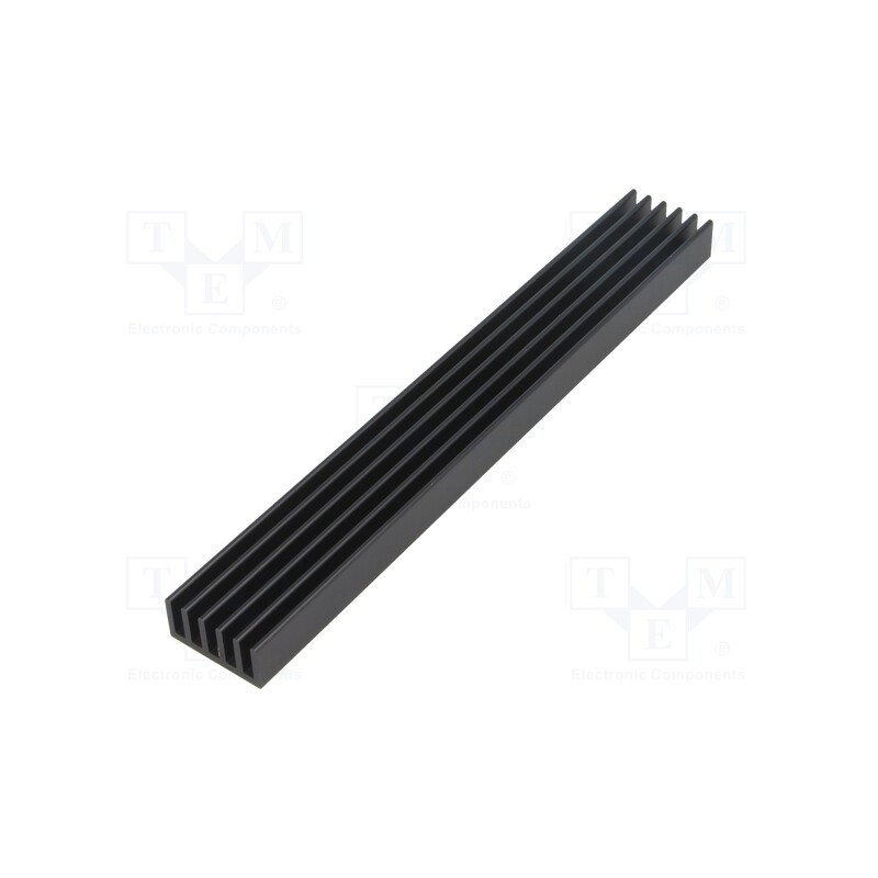 1 pcs x FISCHER ELEKTRONIK - SK 652 150 SA - Heatsink: extruded, grilled, black, L: 150mm, W: 21mm, H: 10mm