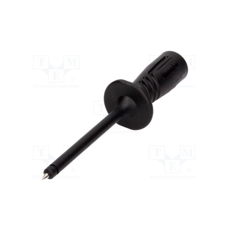 1 pcs x HIRSCHMANN T&M - PRUEF 2600 SW - Probe tip, 1000V, black, Tip diameter: 2mm, Socket size: 4mm