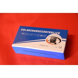 40a solar charging controller pwm lcd usb 12 24v