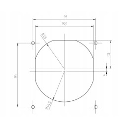 Black magnetic water inlet socket with flap