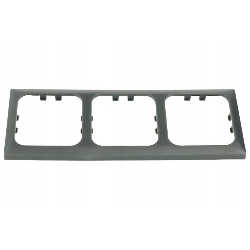 Triple frame for C Line anthracite Haba socket in Wa