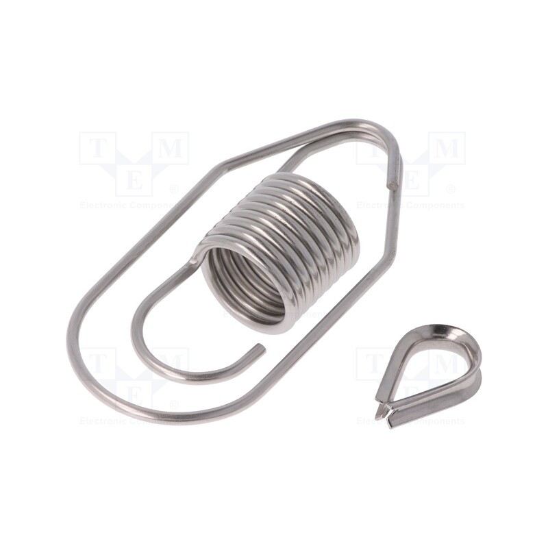 1 pcs x PIZZATO ELETTRICA - VF AF-ME78 - Spring with lug for rope tightening, FC/FD/FL/FP