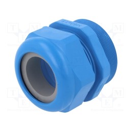 1 pcs x HUMMEL - 1.209.6302.31 -AS - Cable gland, with long thread, M63, 1.5, IP68, polyamide, blue
