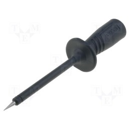 1 pcs x HIRSCHMANN T&M - PRUEF 2600 C2 SW - Probe tip, 1000V, black, Tip diameter: 2mm, Socket size: 4mm
