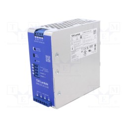 1 pcs x TDK-LAMBDA - DRB120-24-3-A0 - Power supply: switched-mode, for DIN rail, 120W, 24VDC, 5A, 89÷91%