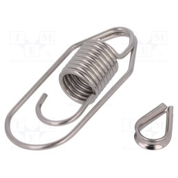 1 pcs x PIZZATO ELETTRICA - VF AF-ME80 - Spring with lug for rope tightening, FC/FD/FL/FP