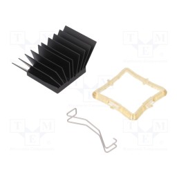 1 pcs x Advanced Thermal Solutions - ATS-51290R-C1-R0 - Heatsink: extruded, grilled, BGA, black, L: 29mm, W: 29mm, H: 19.5mm