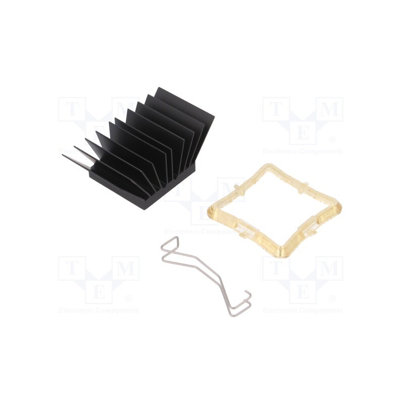 1 pcs x Advanced Thermal Solutions - ATS-51290R-C1-R0 - Heatsink: extruded, grilled, BGA, black, L: 29mm, W: 29mm, H: 19.5mm