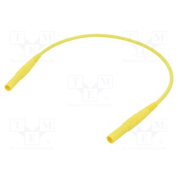 1 pcs x STu00c4UBLI - 66.9013-02524 - Test lead, 19A, banana plug 4mm,both sides, insulated, Len: 0.25m