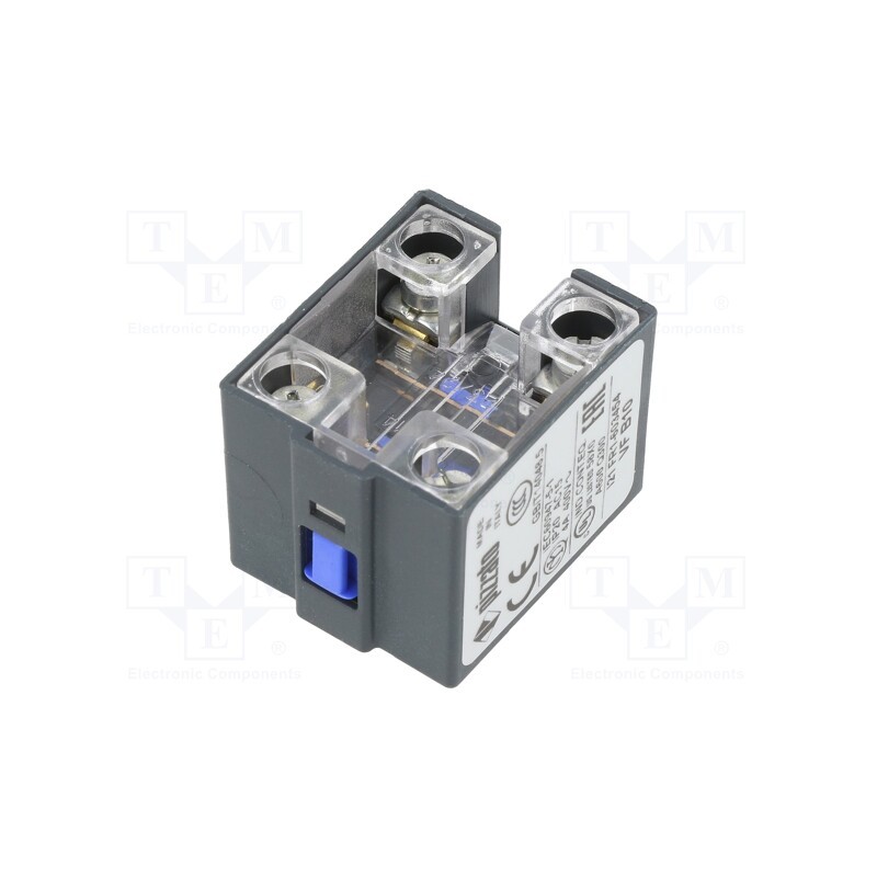 1 pcs x PIZZATO ELETTRICA - VF B10 - Contact block, NO x2, 10A, max.400VAC, max.250VDC, -40÷80°C