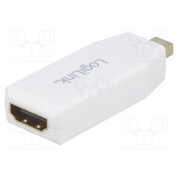 1 pcs x LOGILINK - CV0102 - Adapter, DisplayPort 1.2,DVI 1.0,HDCP 1.3,HDMI 1.4, white