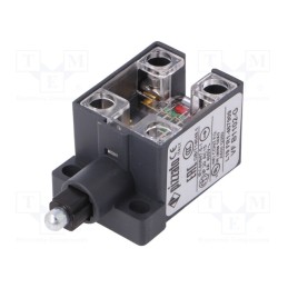 1 pcs x PIZZATO ELETTRICA - VF B1102-G - Limit switch, metal plunger, NC x2, 10A, max.400VAC, max.250VDC