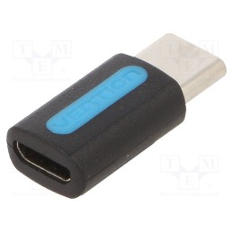 1 pcs x VENTION - CDXB0 - Adapter, USB 2.0, USB B micro socket,USB C plug, nickel plated