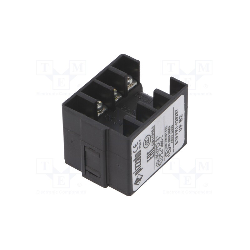 1 pcs x PIZZATO ELETTRICA - VF B2 - Contact block, NC + NO x2, 10A, max.400VAC, max.250VDC, -40÷80°C