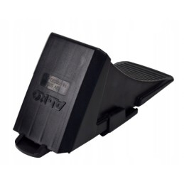 A wheel chock for a tow truck trailer and a handle