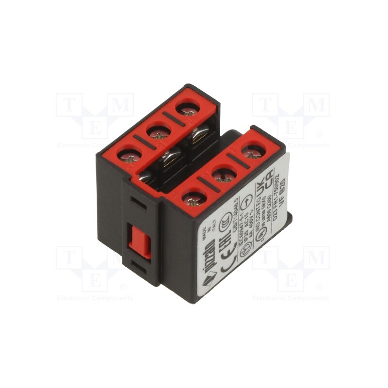 1 pcs x PIZZATO ELETTRICA - VF B20 - Contact block, NO + NC, 10A, max.400VAC, max.250VDC, -40÷80°C