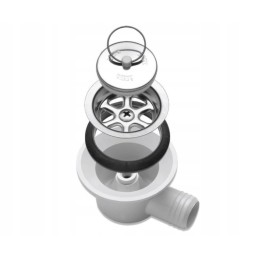 Drain, water drain, Dometic AC530, fi 25mm