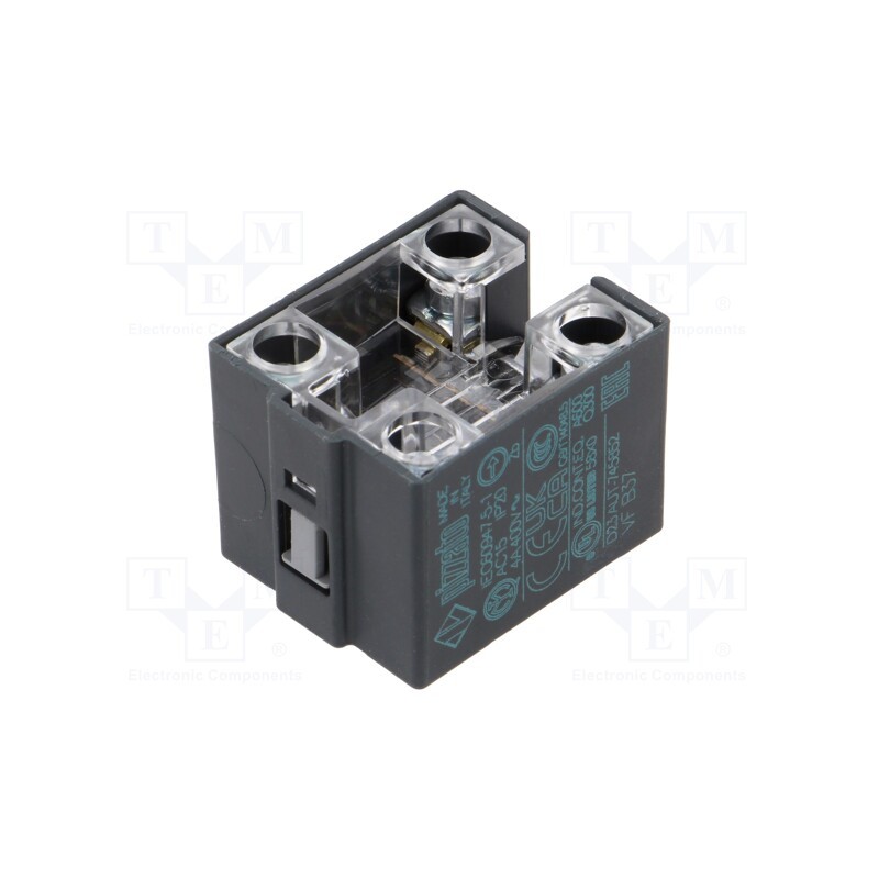 1 pcs x PIZZATO ELETTRICA - VF B37 - Contact block, NO + NC, 10A, max.400VAC, max.250VDC, -40÷80°C
