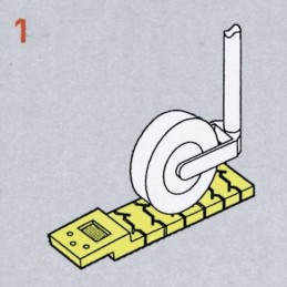 Electronic scale for a caravan weight control 1000 kg