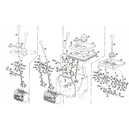 Linde 351 lever shaft 0009123544