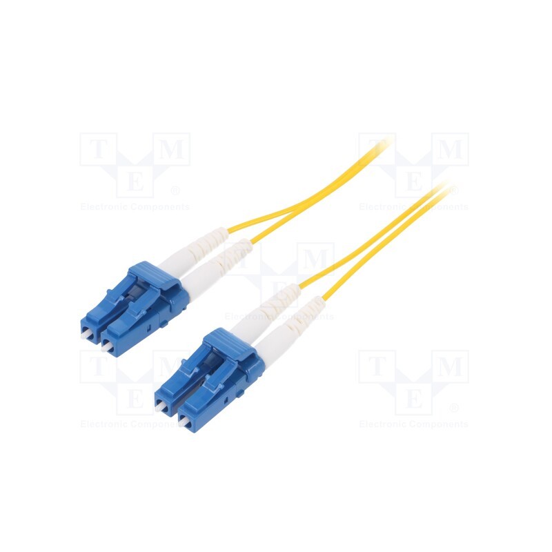 1 pcs x DIGITUS - DK-HD2933-05 - Fiber patch cord, OS2, LC/UPC,both sides, 5m, LSZH, yellow