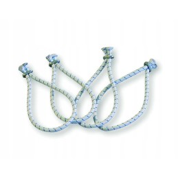 Stretch the elastic band for the vestibule of the Brunner x6 tent