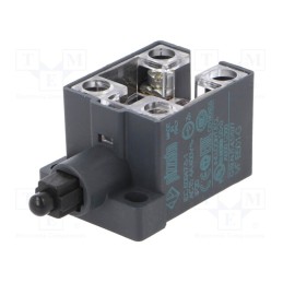 1 pcs x PIZZATO ELETTRICA - VF B501-G - Limit switch, plastic plunger, NO + NC, 10A, max.400VAC, IP20