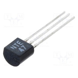 1 pcs x NTE Electronics - NTE47 - Transistor: NPN, bipolar, 45V, 0.2A, 0.625W, TO92