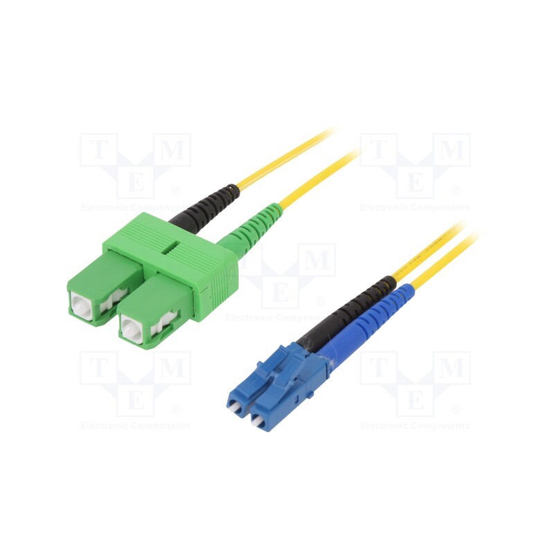 1 pcs x LAPP - 29039902 - Fiber patch cord, OS2, LC/UPC,SC/APC, 2m, Optical fiber: 9/125um