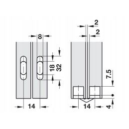 The vidi hob hinge is great for invisible installation