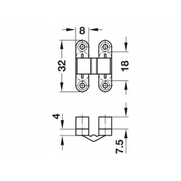 The vidi hob hinge is great for invisible installation