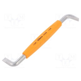 1 pcs x BETA - 12360204 - Screwdriver, slot, double-sided,angular, 8,0x1,2mm, 150mm