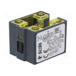 1 pcs x PIZZATO ELETTRICA - VF B9 - Contact block, NC x2, 10A, max.400VAC, max.250VDC, -40÷80°C