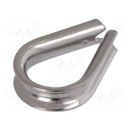 1 pcs x PIZZATO ELETTRICA - VF C870 - Thimble for rope, FC/FD/FL/FP