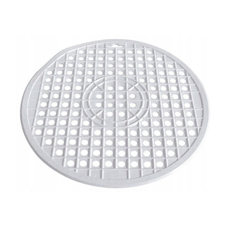 Round sink mat, white, 32 cm
