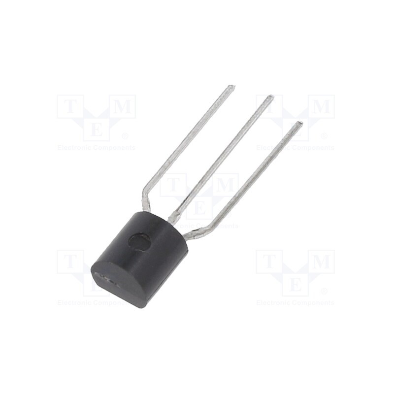 3 pcs x WeEn Semiconductors - Z0103MA,126 - Triac, 600V, 1A, TO92, Igt: 3/5mA, Ifsm: 8A, 4Q, sensitive gate